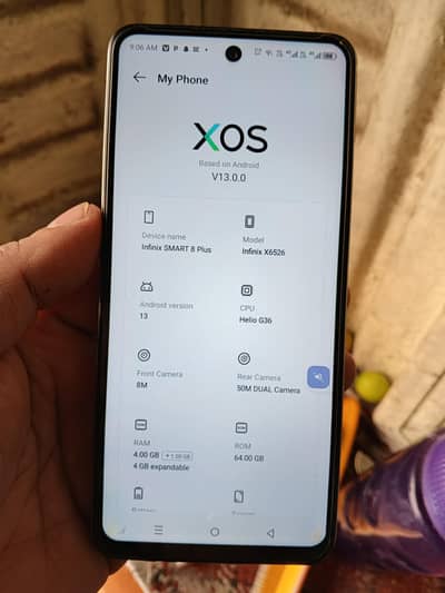 Infinix smart 8 plus 4+4/64
