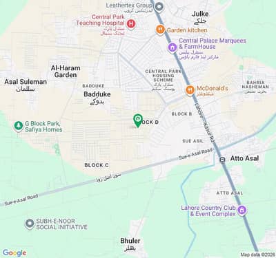 Highly-coveted 10 Marla Residential Plot Is Available In Central Park - Block D For sale