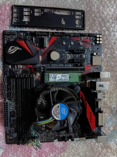 i5 7gen  and Asus b250 4 ram slot price  Negotiable