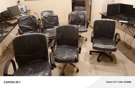 7 office chairs
