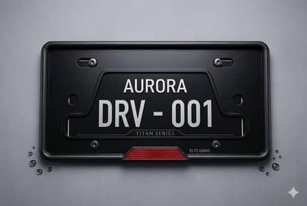 Universal Number plate frame