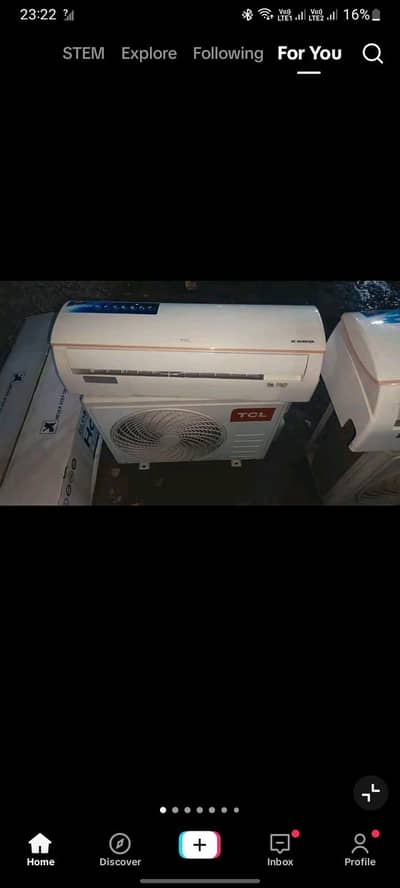 Tcl 1 ton Dc inverter heat and cool totally genuine and good condition
