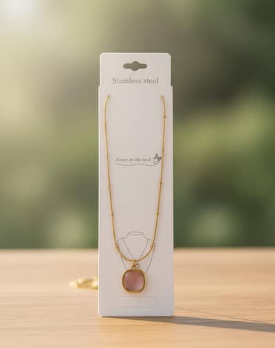 Premium Stainless Steel Stone Jewelry – Waterproof & Tarnish Free