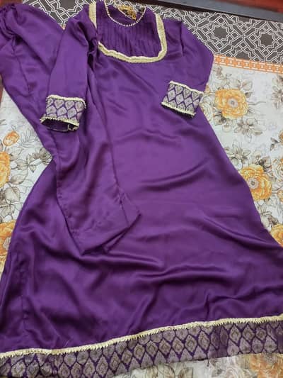 Purple and  maroon  colours maxi