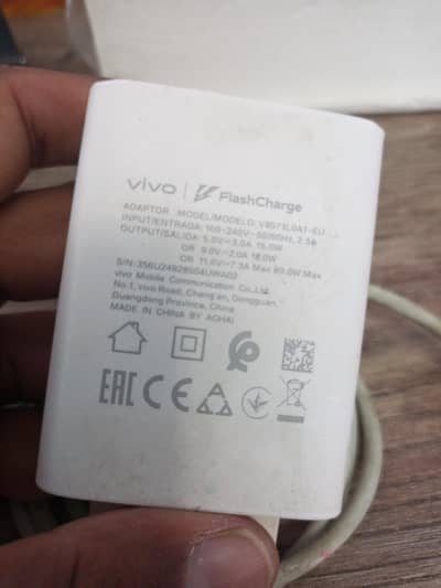 Vivo V40E Original Charger Cable