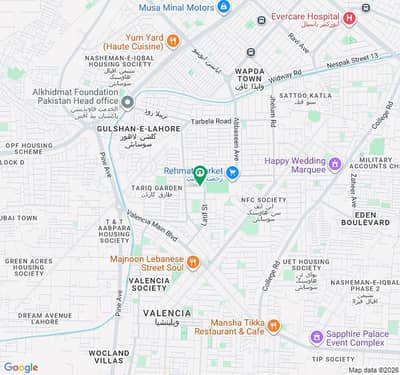 2 Kanal Plot For Sale In Valencia Block A1