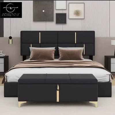 Double bed/king size bed/dressing table/bed set/Poshish bed/furniture
