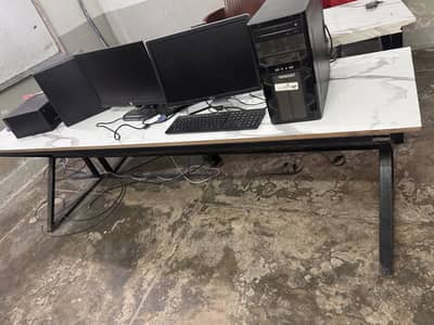 4 person office table available just like brand new