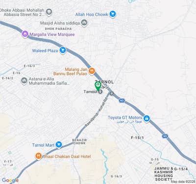 8 Marla Residential Plot For Sale on Fateh Jhan Road Dhumma Phatak Near Mumtaz City and Ghandara City.