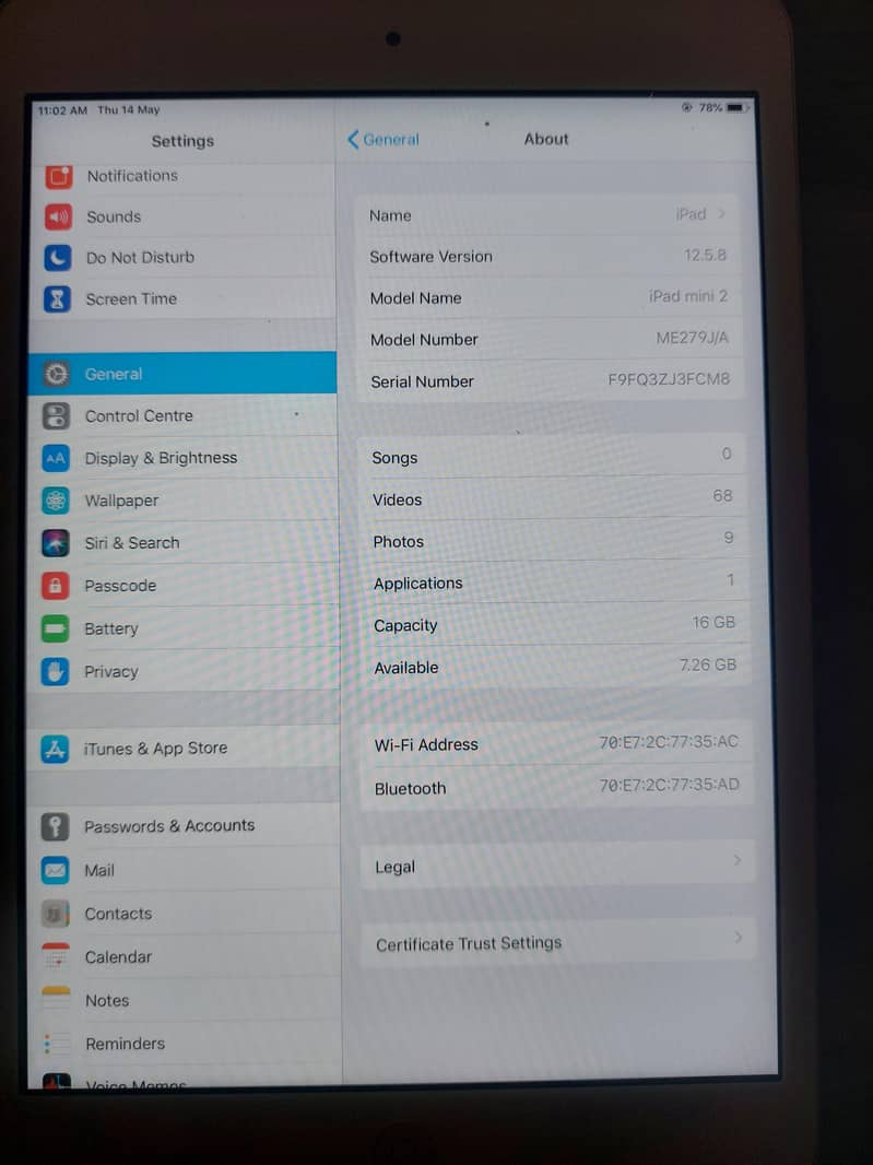 IPAD Mini 2 1