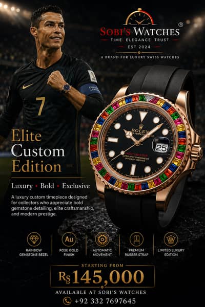 Sobi Watches • Rolex Haribo Daytona Messi Edition • Luxury Swiss Time
