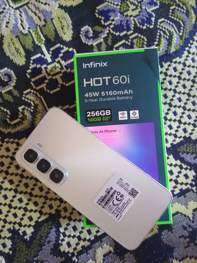 Infinix hot 60i brand new 1 month used