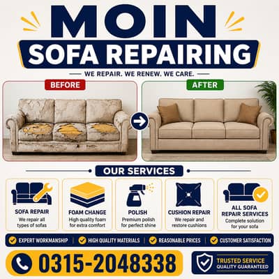 L shape sofa / sofa set / sofa repairing / fabric change /sofa poshis