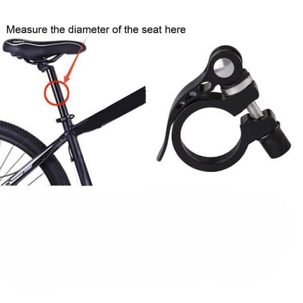 Seat Clamp New Quick-Release Aluminum Alloy Bicycle Seat Post Clamp Cycle For all sizes Best Complete set