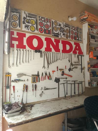 bike shop  and tools