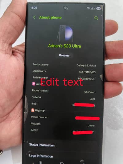 S23 ultra used