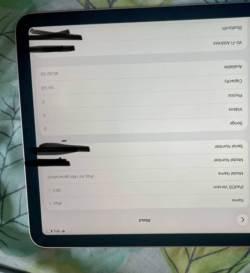 Ipad air 4 7
