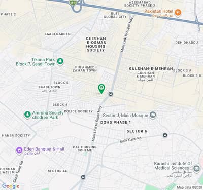 200 Sq. Yard Plot Available For Sale At Prime Location Of Saadabad CHS