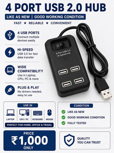 4 usb port