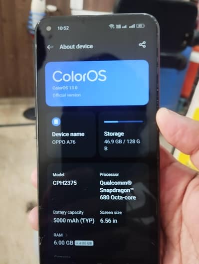 urgent sale to my mobile oppo A76