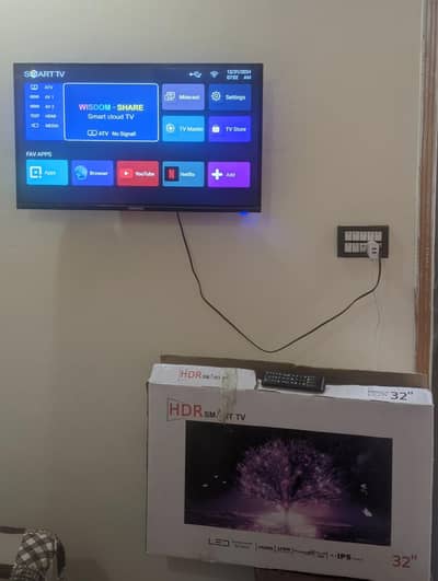 smart LCD 32 inch border lless