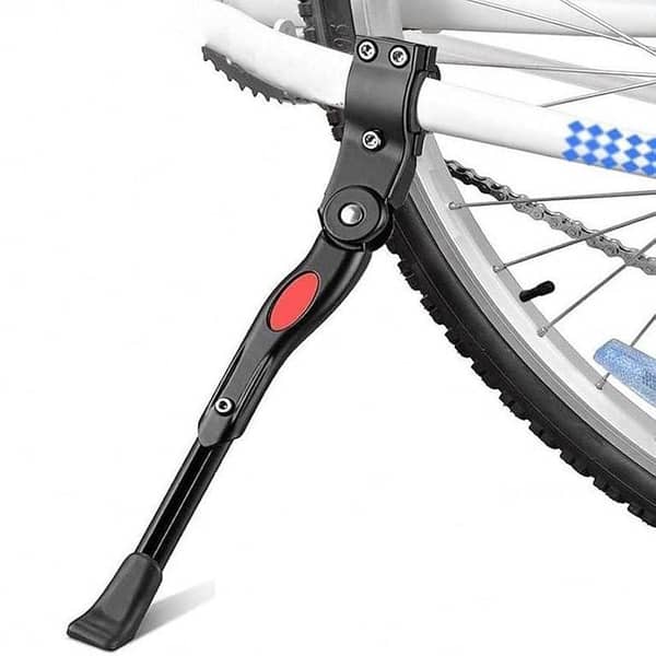 Adjustable Aluminum Alloy Bicycle Kickstand | Heavy-Duty Side Stand for MTB, Road & Hybrid Bikes (20" 22" , 24" 26" 27.5 -29" Wheels)"