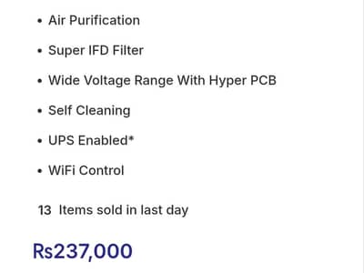 Haier 18HJ inverter split 1.5ton