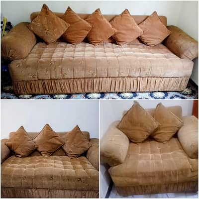 3x SOFAS SETS WITH 2x TABLES