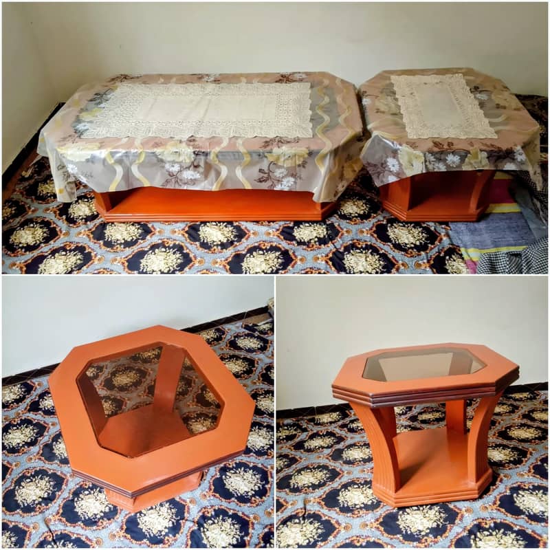 3x SOFAS SETS WITH 2x TABLES 1