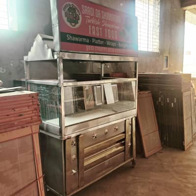 SHAWARMA COUNTER + HOT PLATE  For Sale