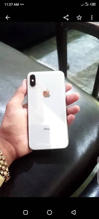 iPhone X 256GB PTA Approved - Panel Broken, 100% Battery Health