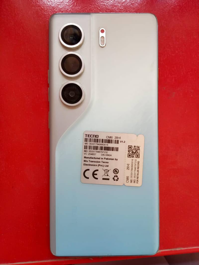 Tecno Camon 40 pro PTA Approved for sale 0