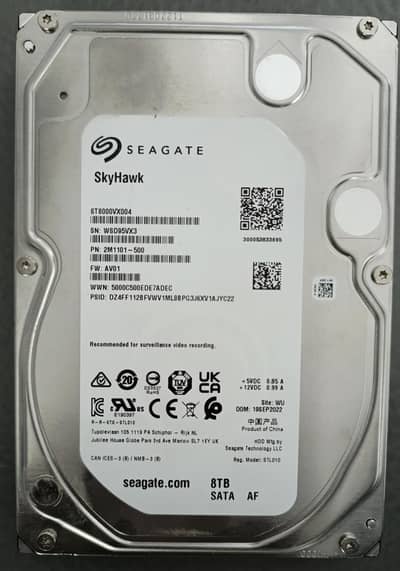 8TB Sky Hawk Hard drive SATA