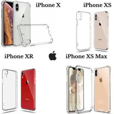 Transparent crystal clear case for iphone X XS XR XS Max