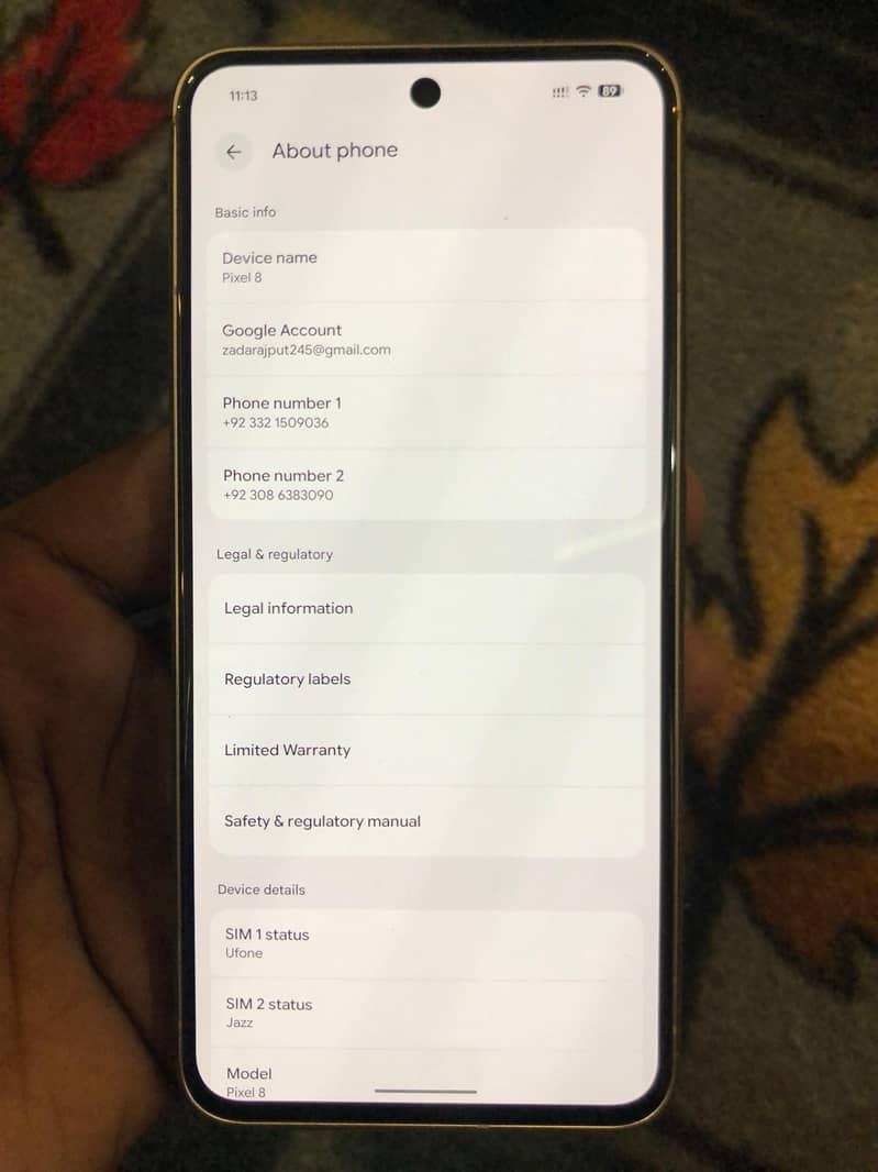 Google pixel 8 1