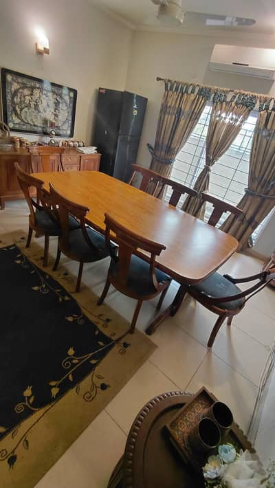 Wooden 8 set Dining Table