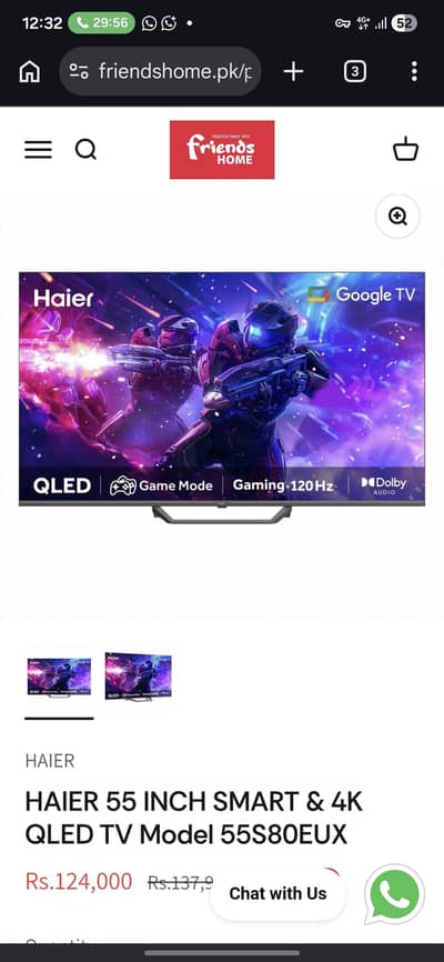 Haier Qled 55 inch