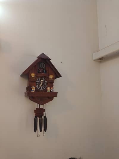 wooden wall watch