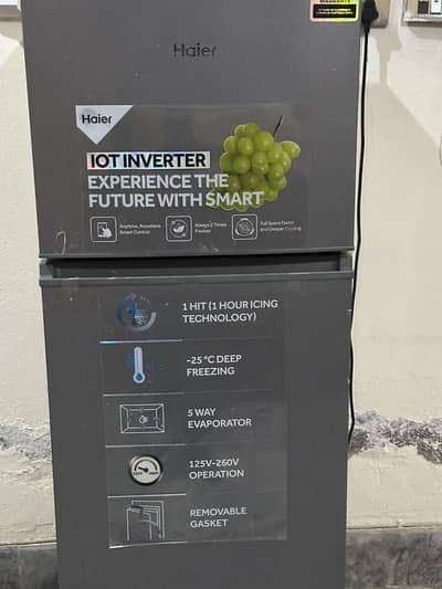 Haier inverter fridge  6 months used brand new