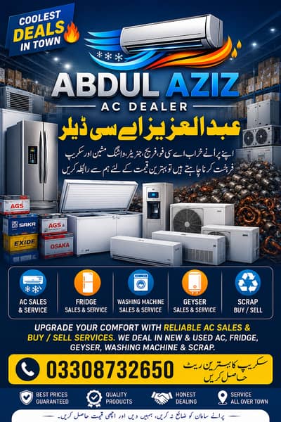 AC /Split Ac/Dc Inverter Ac/window Ac /Sale And purchase