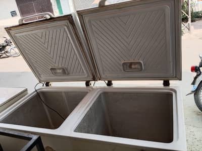 where deep freezer double door good condition