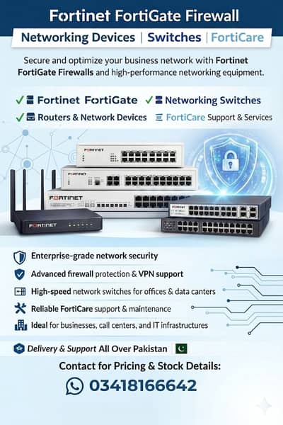 Fortinet FortiGate Firewall | Networking | Switches | FortiCare