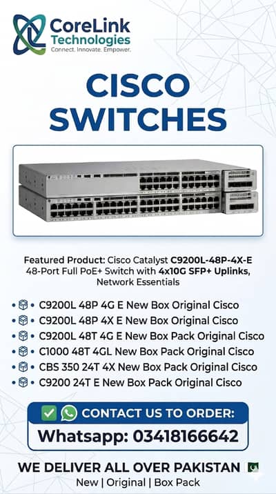 cisco switches  |c9200l 48-port poe+ | cisco | switches