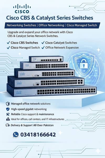 Cisco Network Switch | CBS & Catalyst Series | Brand New |CBS Network