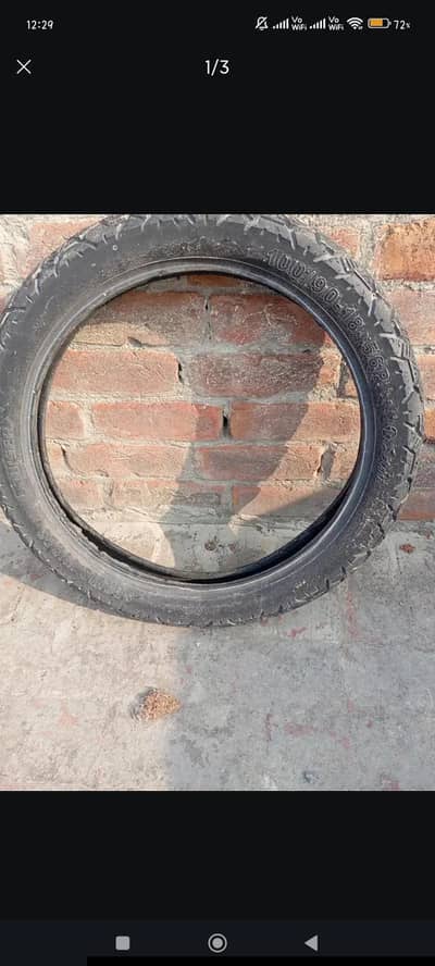 YBR 125 tyre