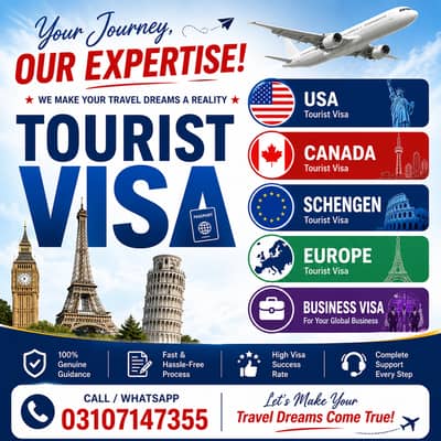 Tourist Visa Services | USA Canada Schengen Europe Business Visa