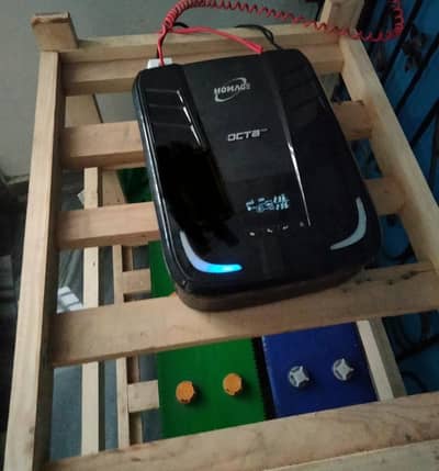 Homage inverter 2.2kw 24v double battery good working condition ups