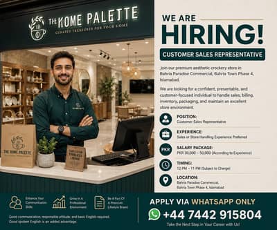 Customer Sales Representative