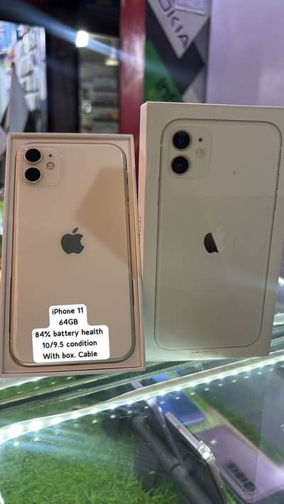 iphone 11 64gb 84 battery health jv lush condition with box waterpack
