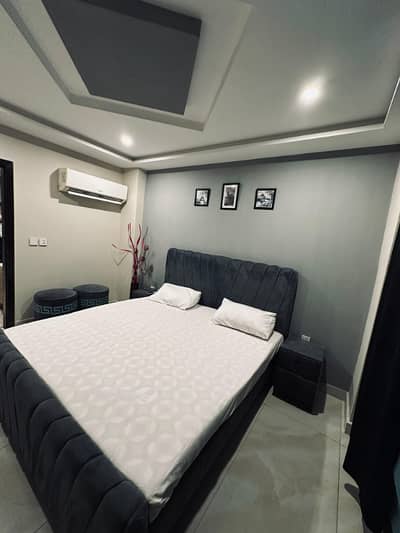 One Bed Fully Furnished Luxury Apartment Available For Rent in Quaid Block Bahria Town Lahore